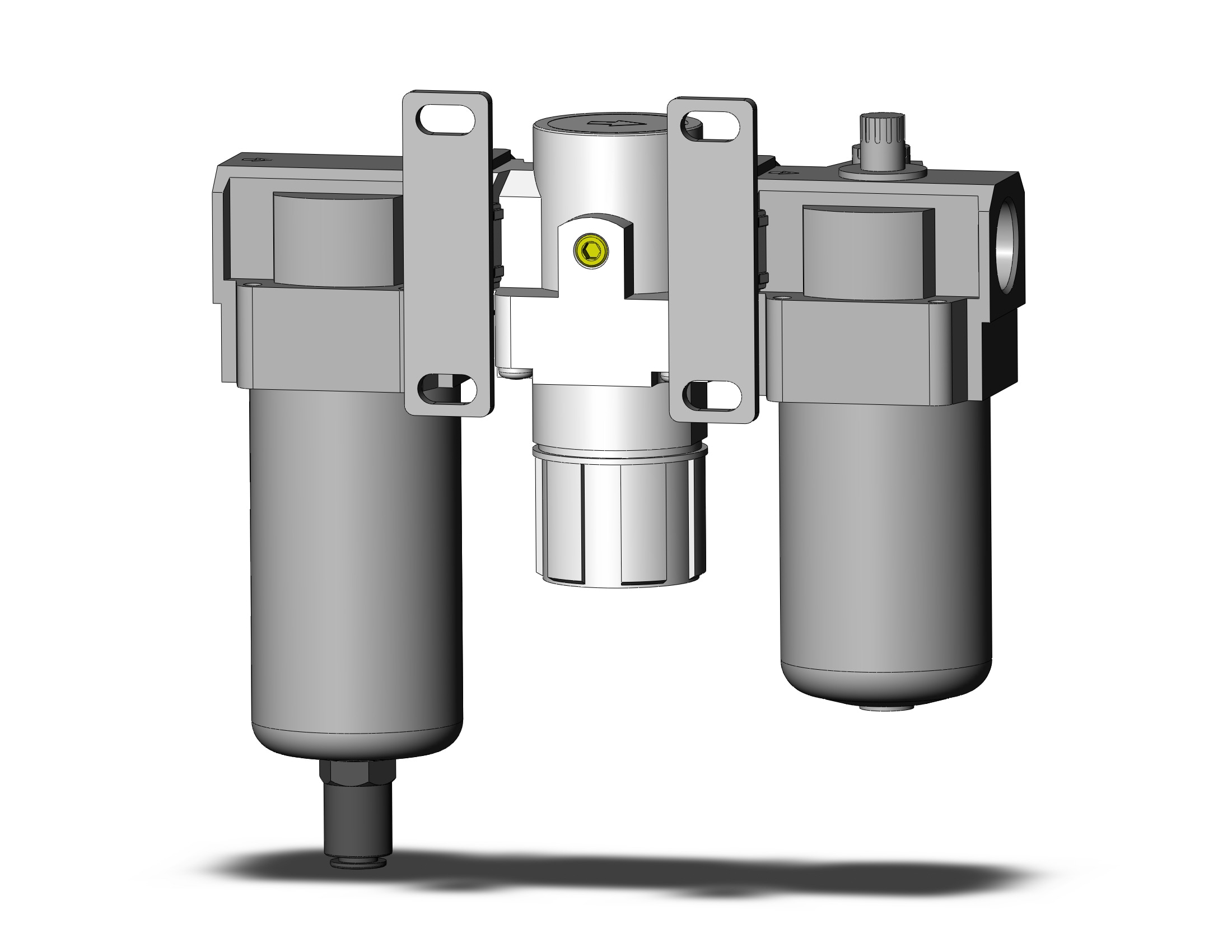 SMC AC40-06D-R-A f/r/l combo modular, MODULAR F.R.L.