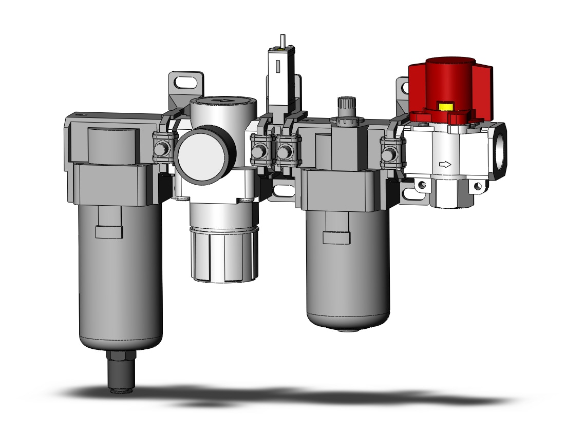 SMC AC40-06DG-SV-A f/r/l combo modular, MODULAR F.R.L.