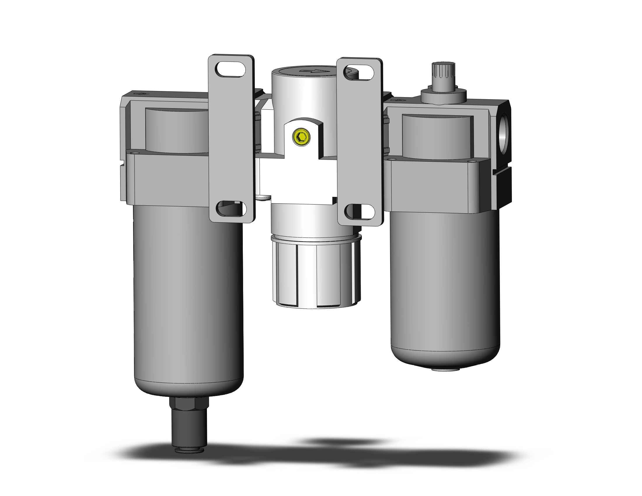 SMC AC40-N04CG-RZ-A f/r/l combo modular, MODULAR F.R.L.