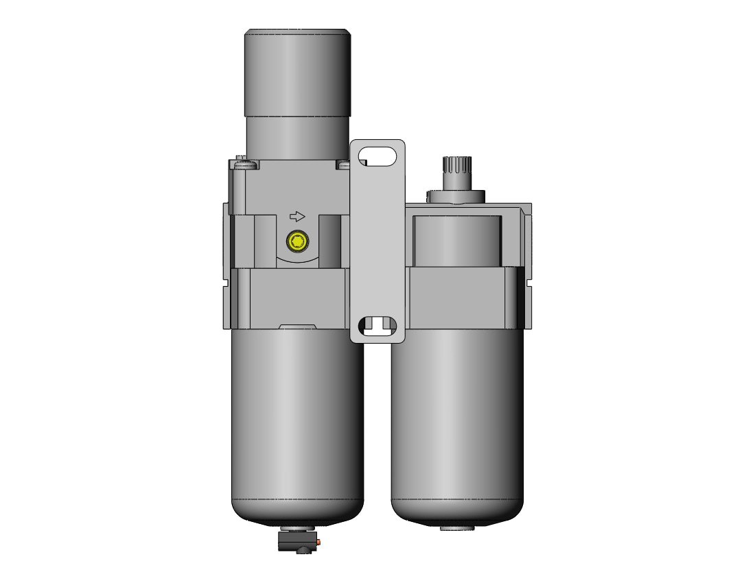 SMC AC40A-04G-R-A fr/l combo modular, MODULAR F.R.L.