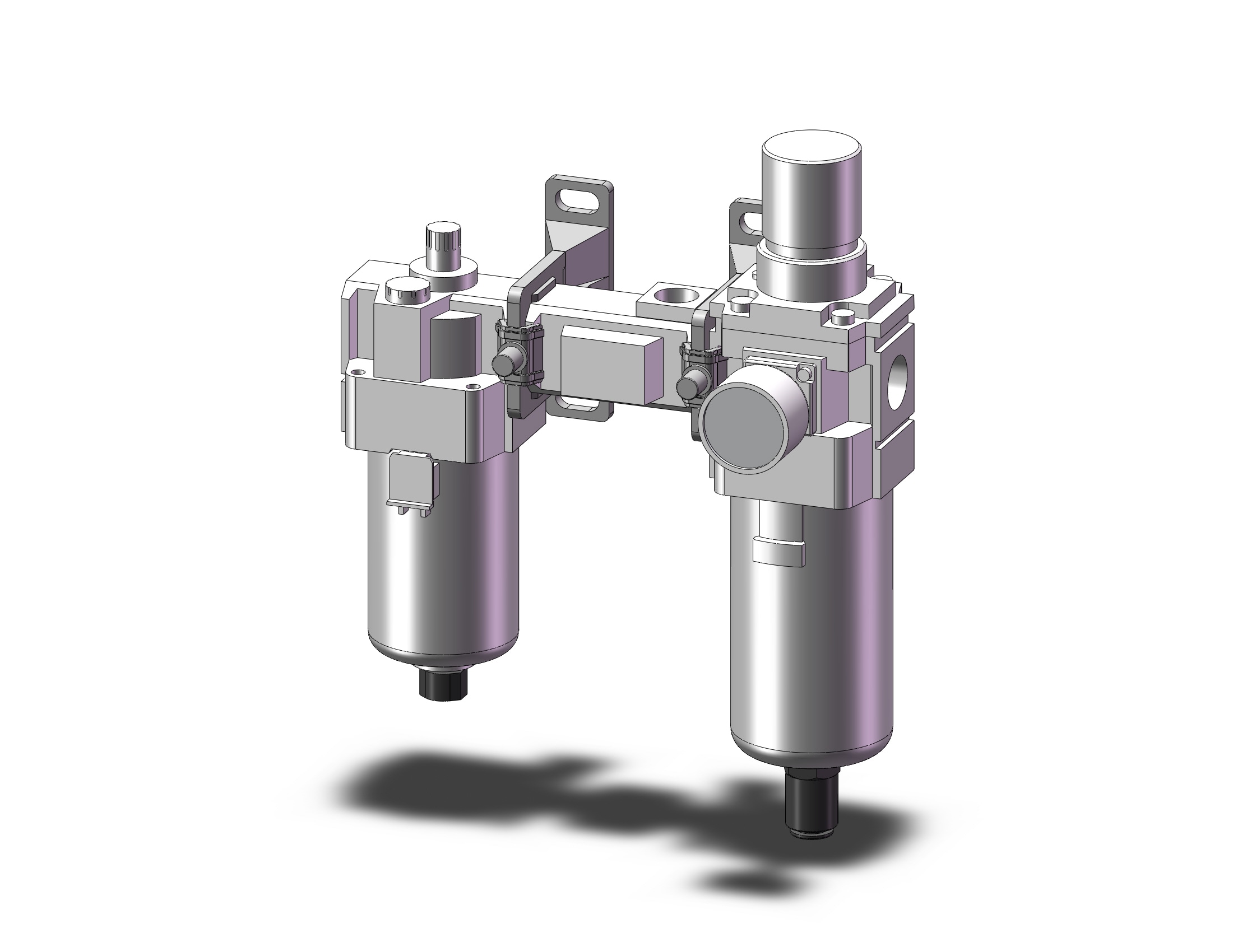 SMC AC40A-N04CG-K-2NRZ-B fr/l combo modular, MODULAR F.R.L.