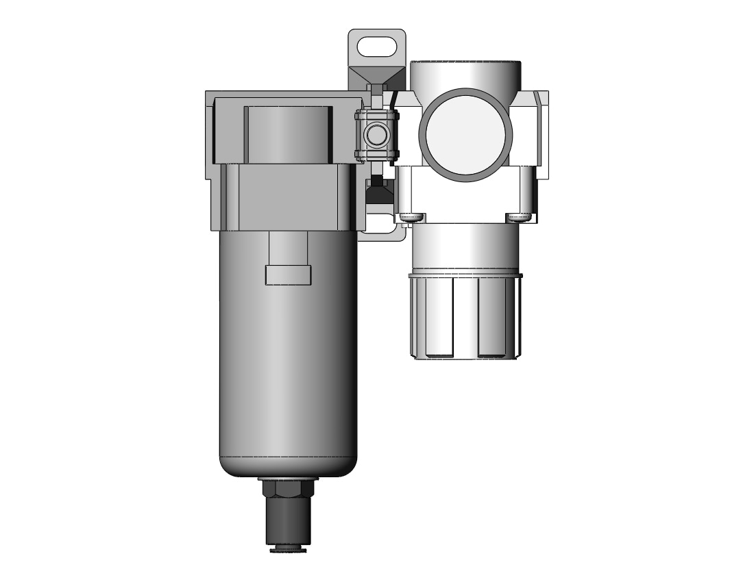 SMC AC40B-N06DM-2Z-A f/r combo modular, MODULAR F.R.L.