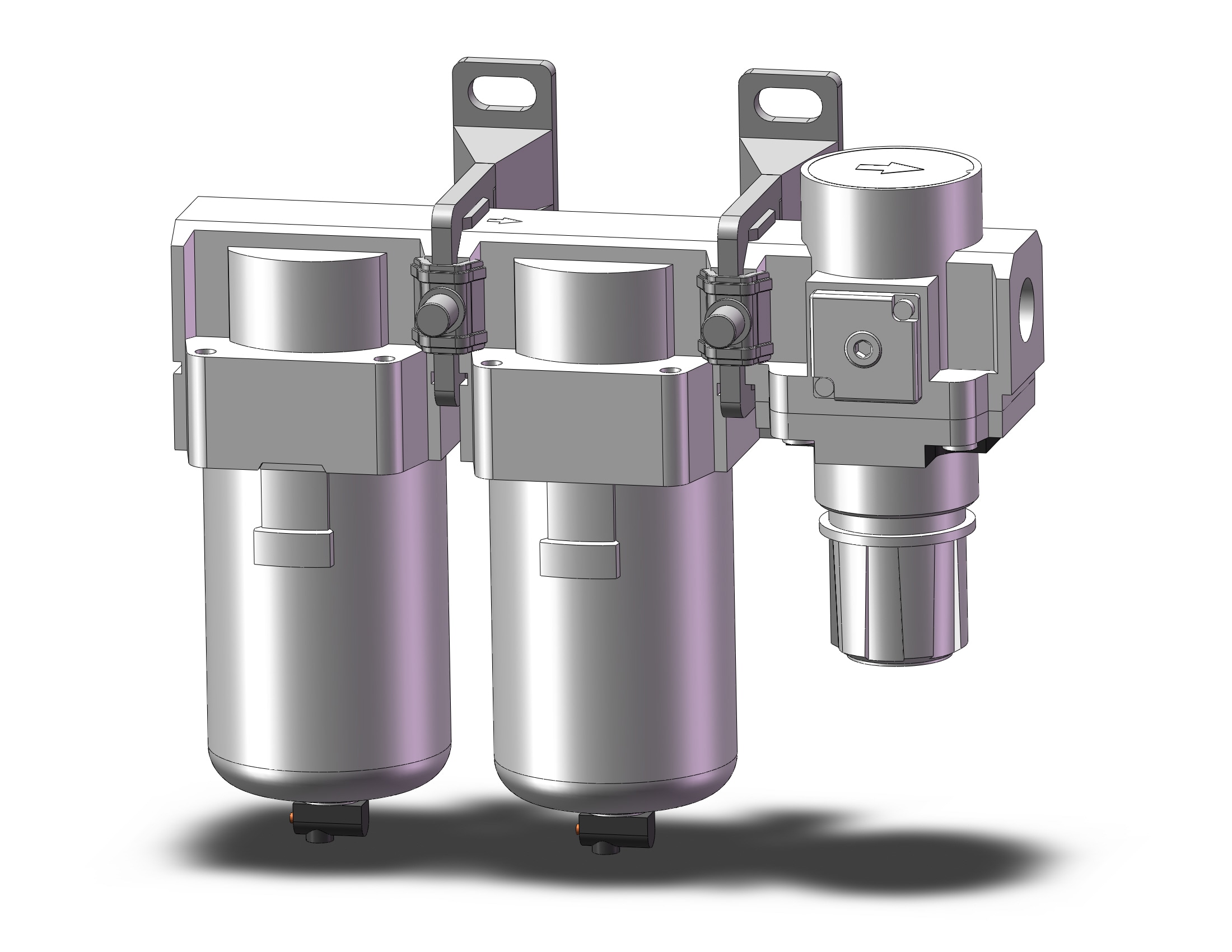 SMC AC40C-03-B f/ms/r combo modular, MODULAR F.R.L.