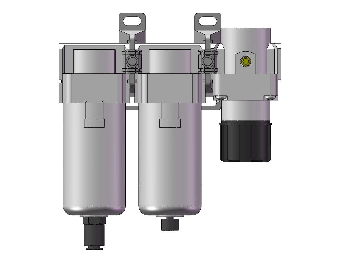 SMC AC40C-03C-A f/ms/r combo modular, MODULAR F.R.L.