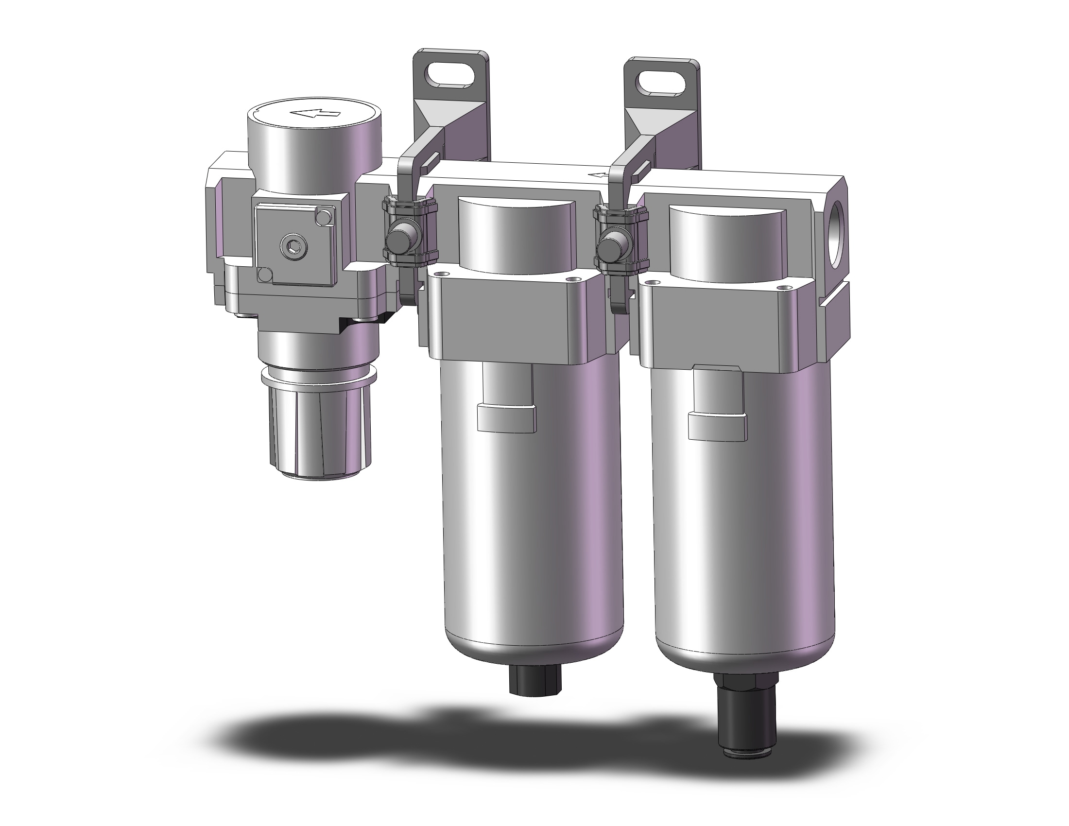 SMC AC40C-N04C-2NRZ-B f/ms/r combo modular, MODULAR F.R.L.