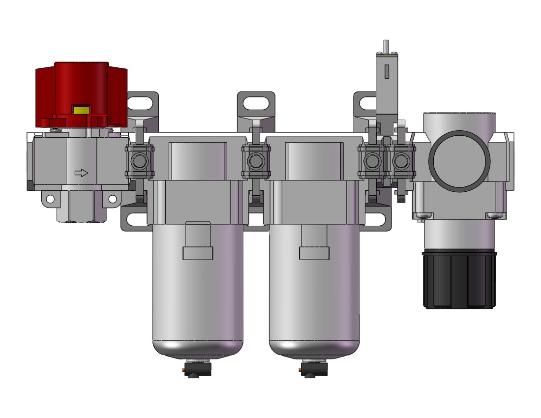 SMC AC40C-N06M-SV1-Z-A f/ms/r combo modular, MODULAR F.R.L.