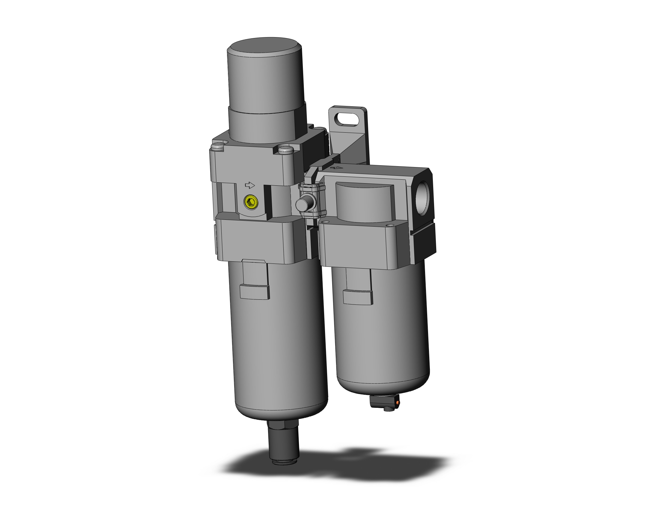 SMC AC40D-N04D-6Z-A fr/ms combo modular, MODULAR F.R.L.