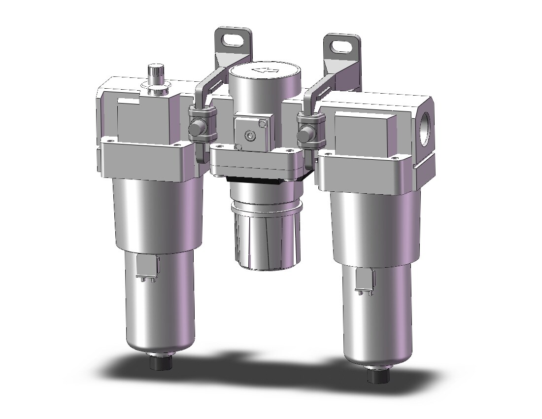 SMC AC50-N06-2RZ-B f/r/l combo modular, MODULAR F.R.L.