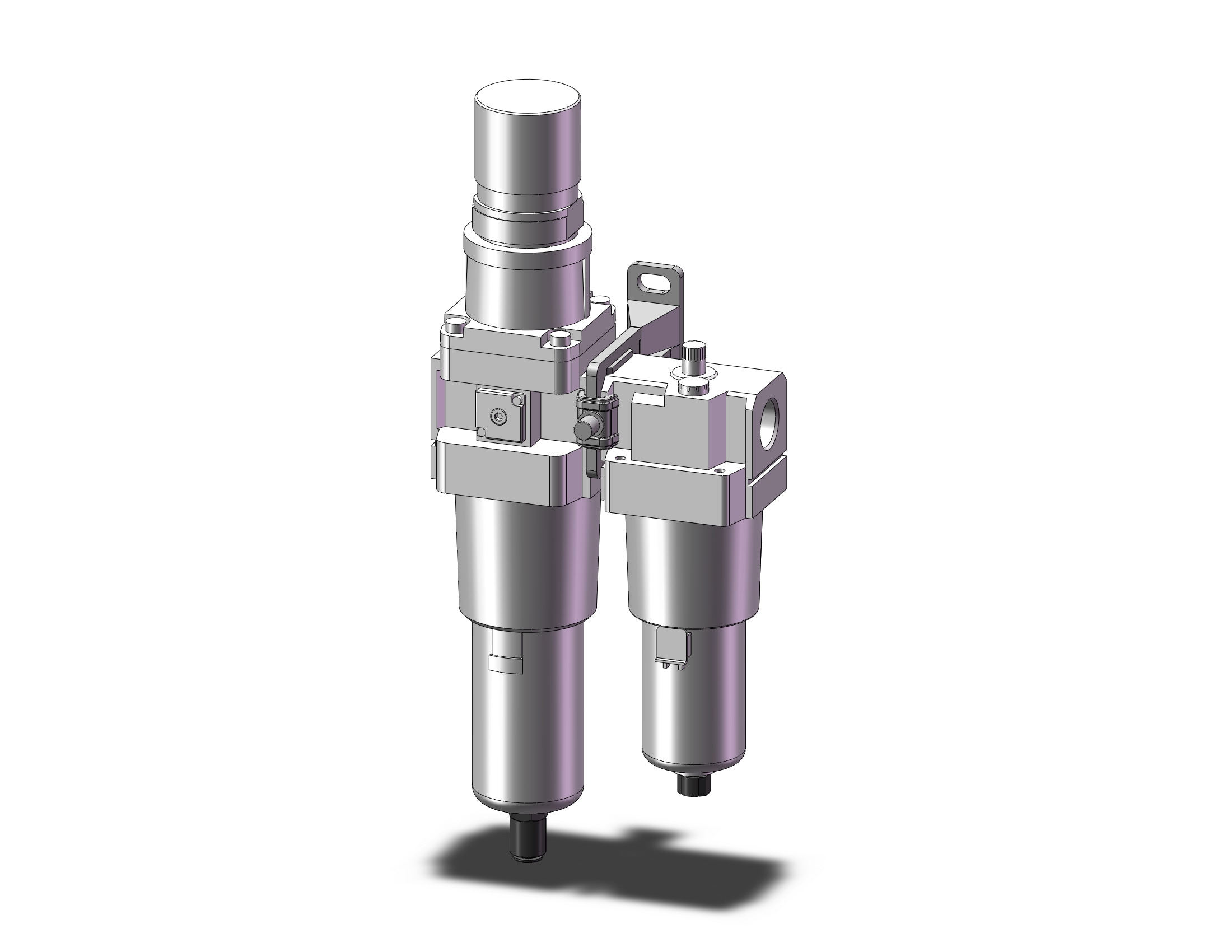 SMC AC50A-N06C-2Z-B fr/l combo modular, MODULAR F.R.L.