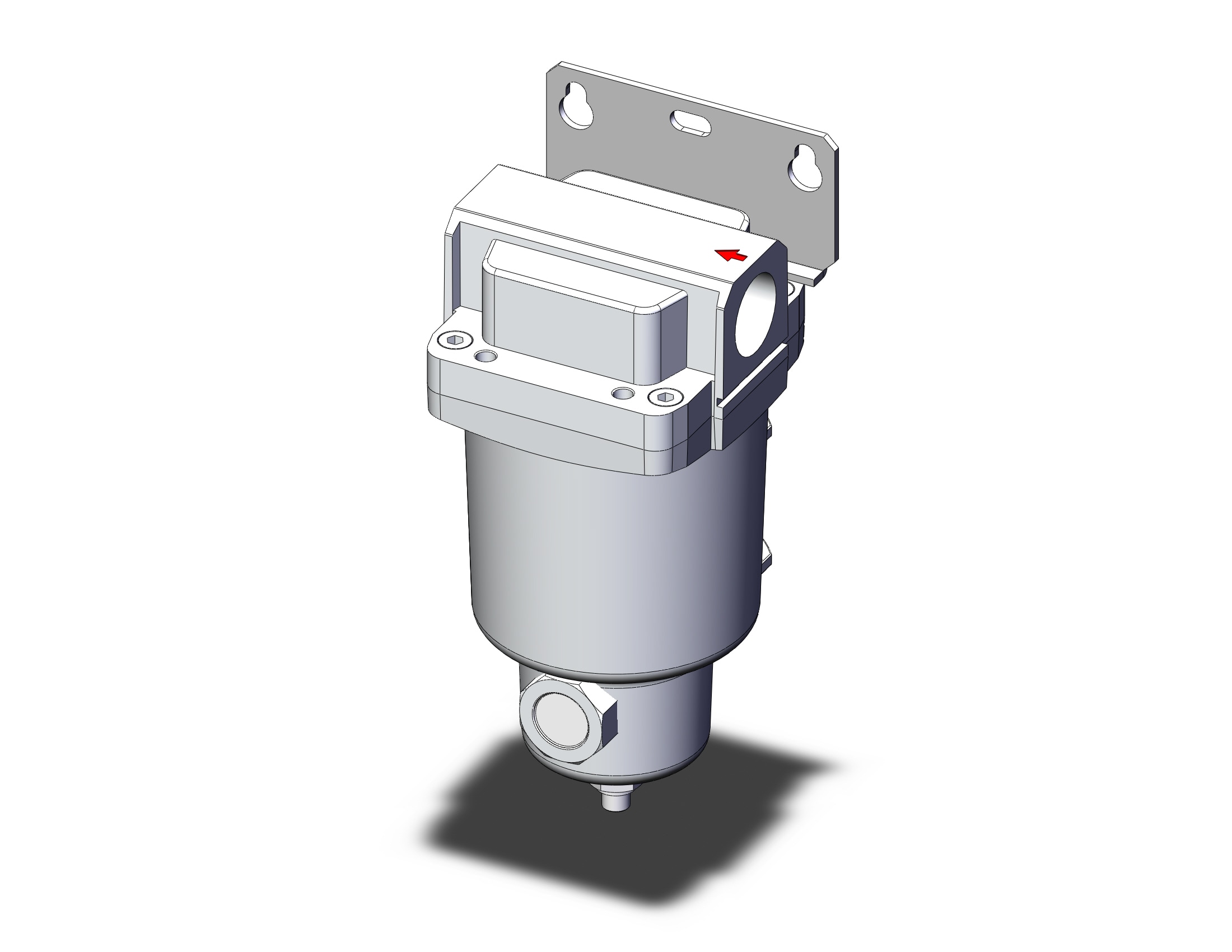 SMC AFF22C-10B-R main line filter, AIR FILTER, MAIN LINE