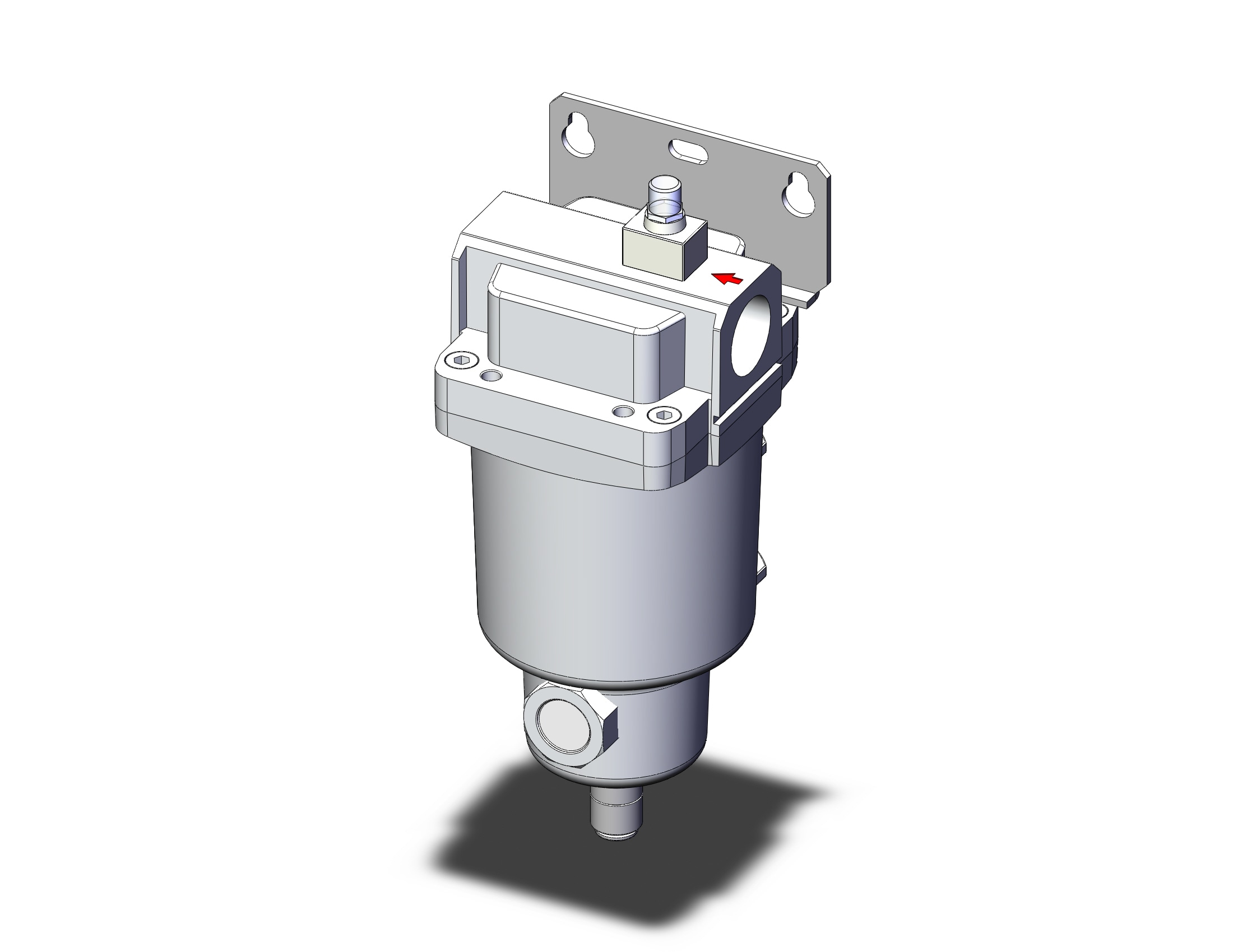 SMC AFF22C-10BC-RTV main line filter, AIR FILTER, MAIN LINE