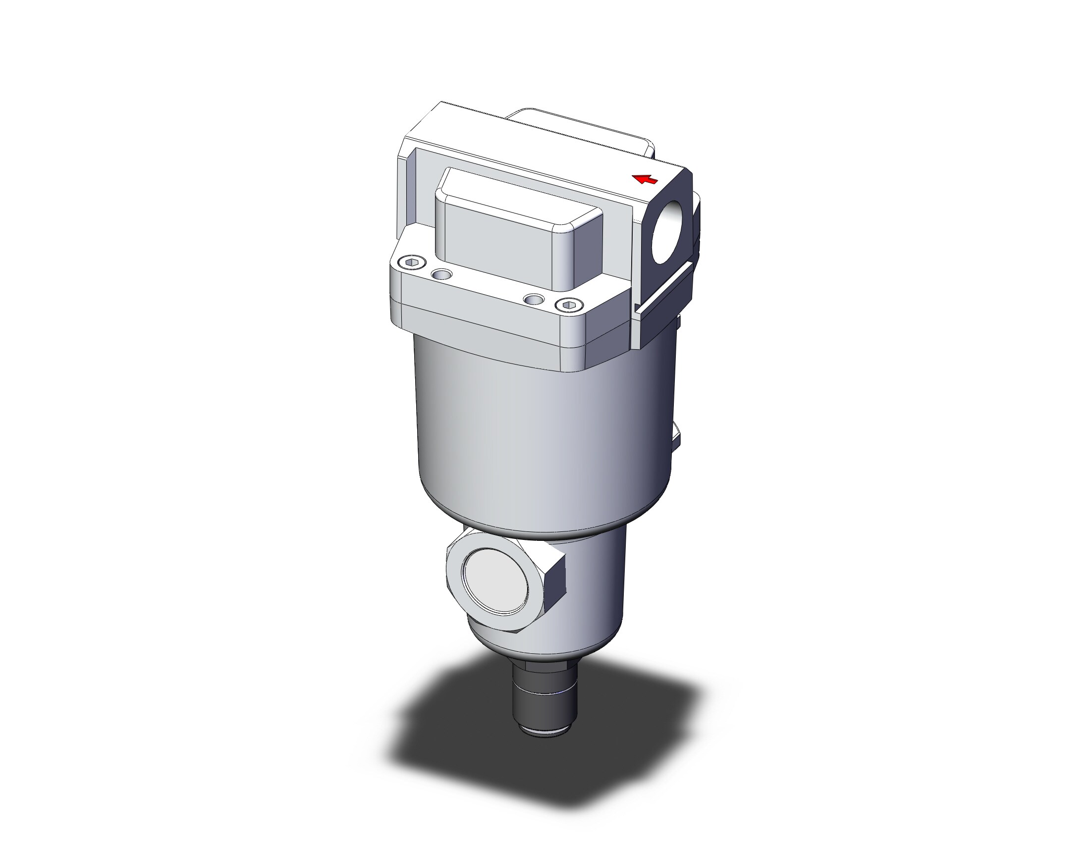 SMC AFF8C-04D-R aff 1/2inch modular (pt), AFF MAIN LINE FILTER