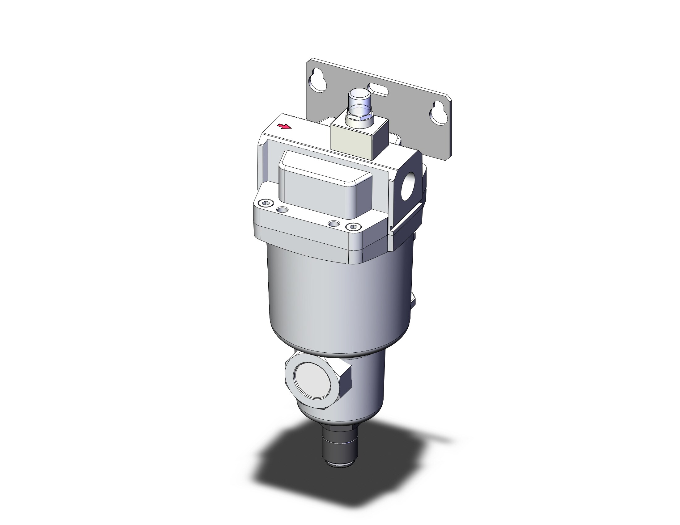 SMC AFF8C-N03BD-T aff 3/8inch modular (npt), AFF MAIN LINE FILTER