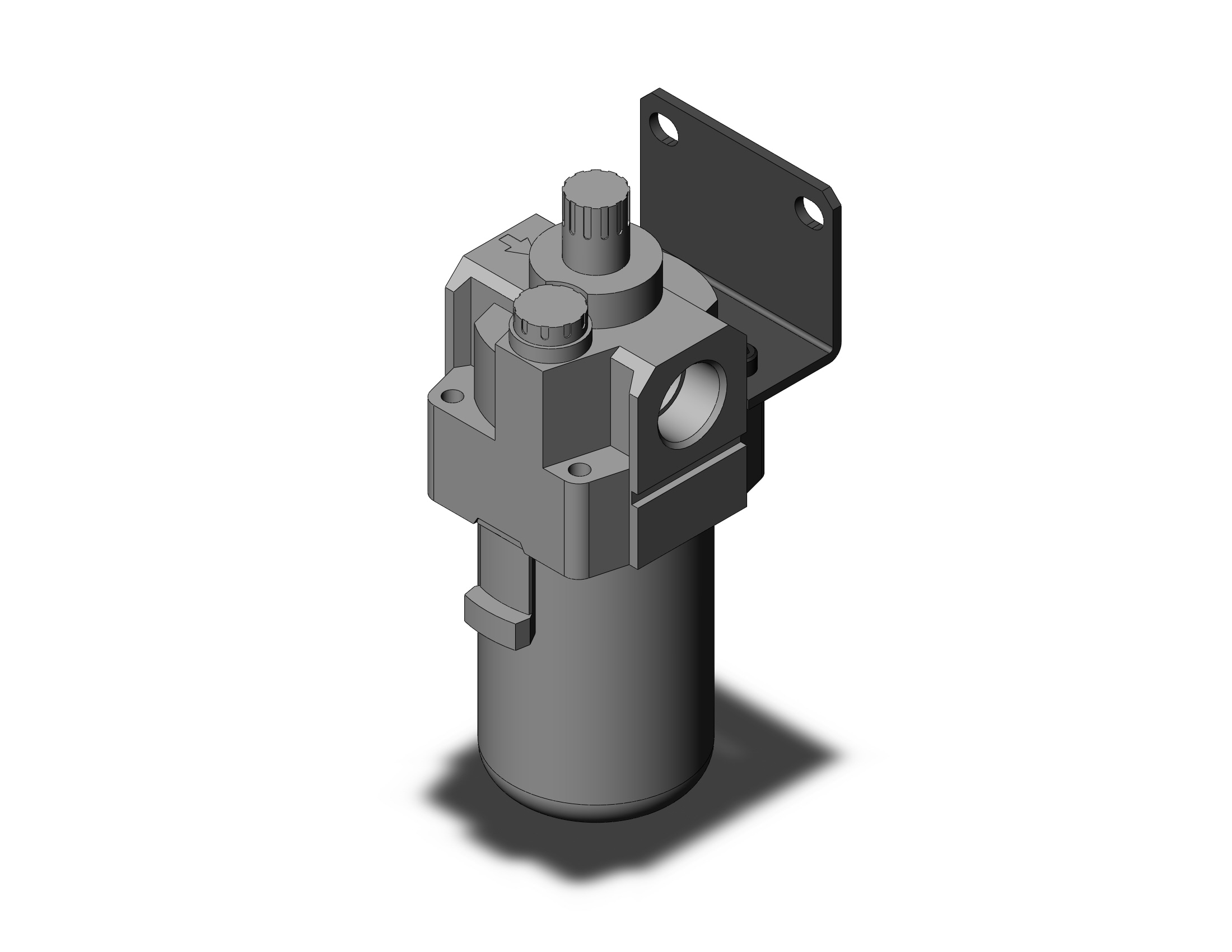 SMC AL30-N03B-3RWZ-A al mass pro 3/8 modular (npt), AL MASS PRO