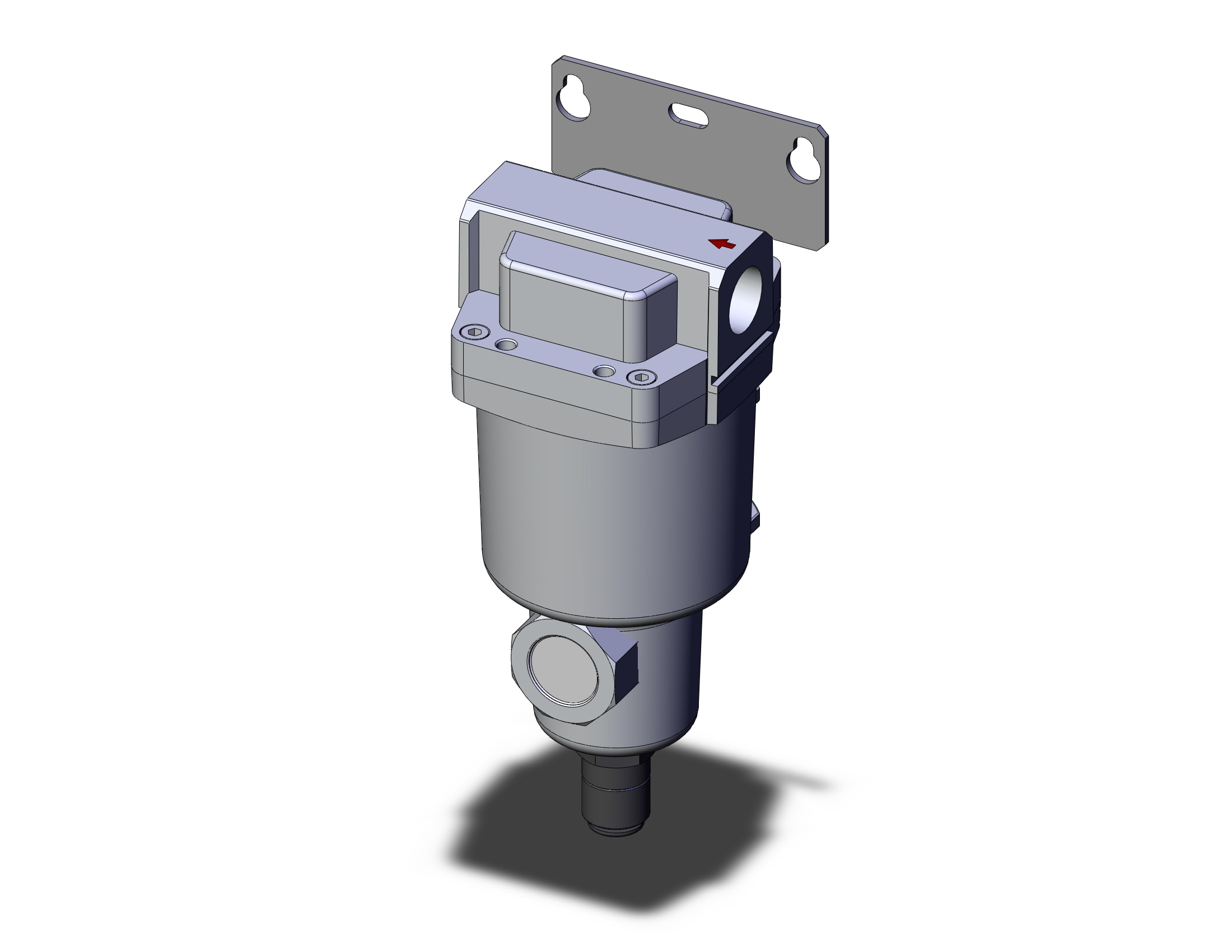 SMC AMH350C-N04BD-R micro mist separator with pre filter, MICRO MIST SEPARATOR W/PRE-FILTER