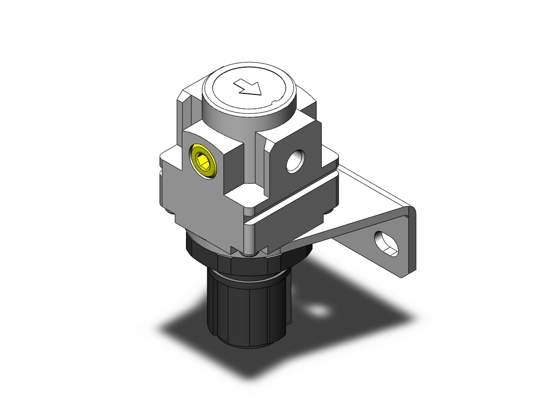 SMC AR10-M5B-1NRYZ-A regulator, REGULATOR, MODULAR F.R.L.