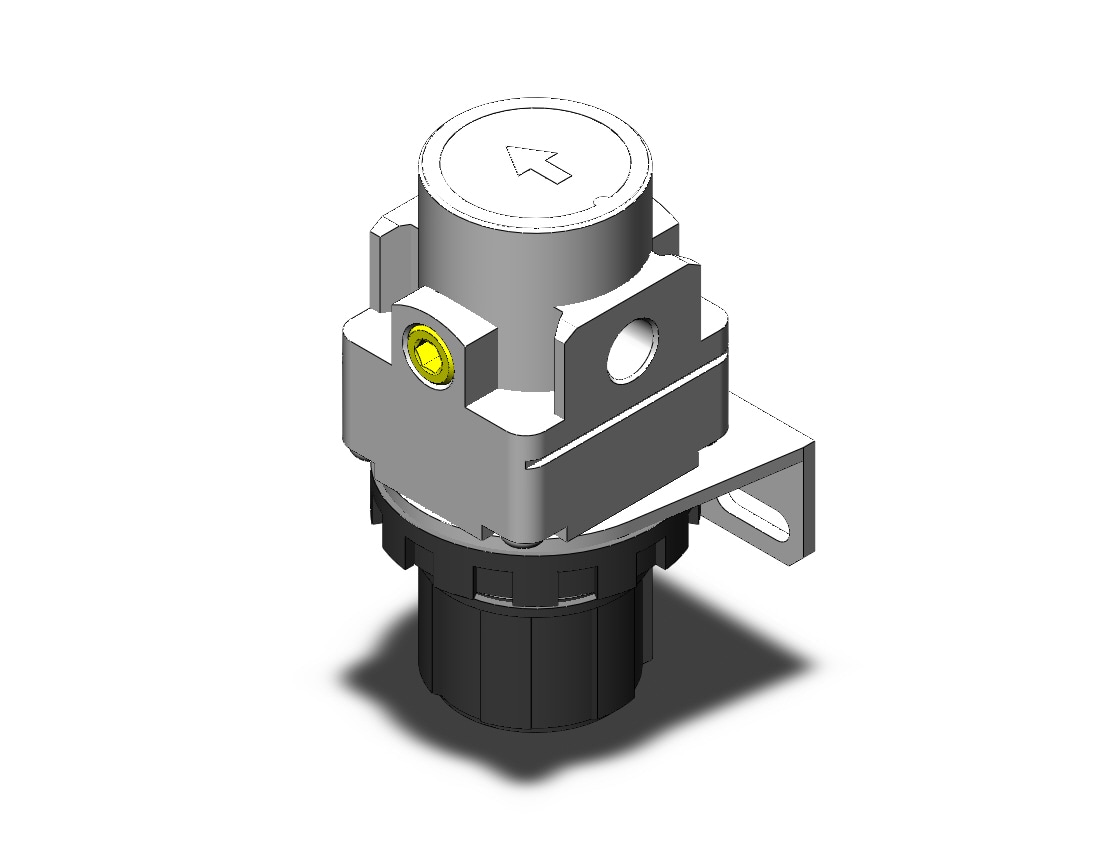 SMC AR20-01B-NY-A regulator, REGULATOR, MODULAR F.R.L.