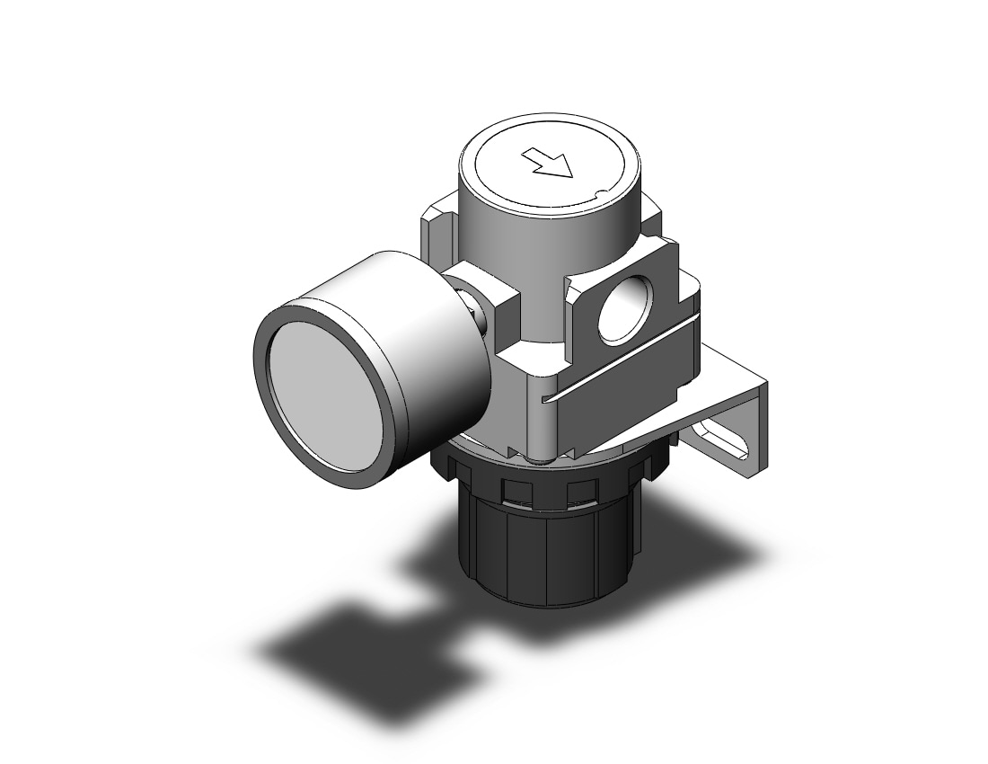 SMC AR20-02BM-RY-A regulator, AR MASS PRO