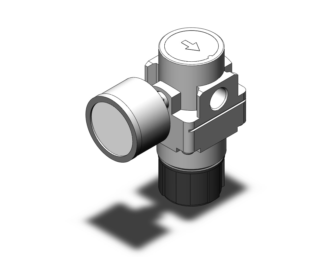 SMC AR20-F02G-RY-A regulator, AR MASS PRO