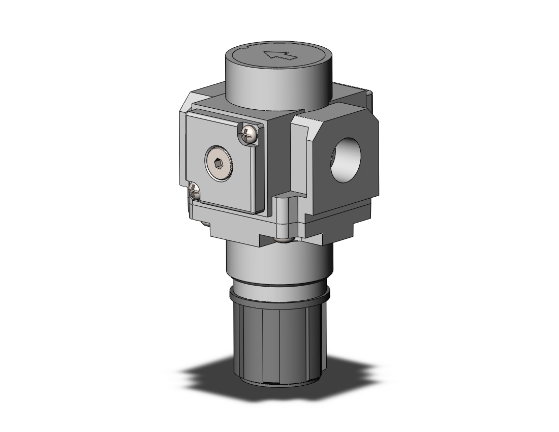 SMC AR25-02-1R-B regulator, AR MASS PRO