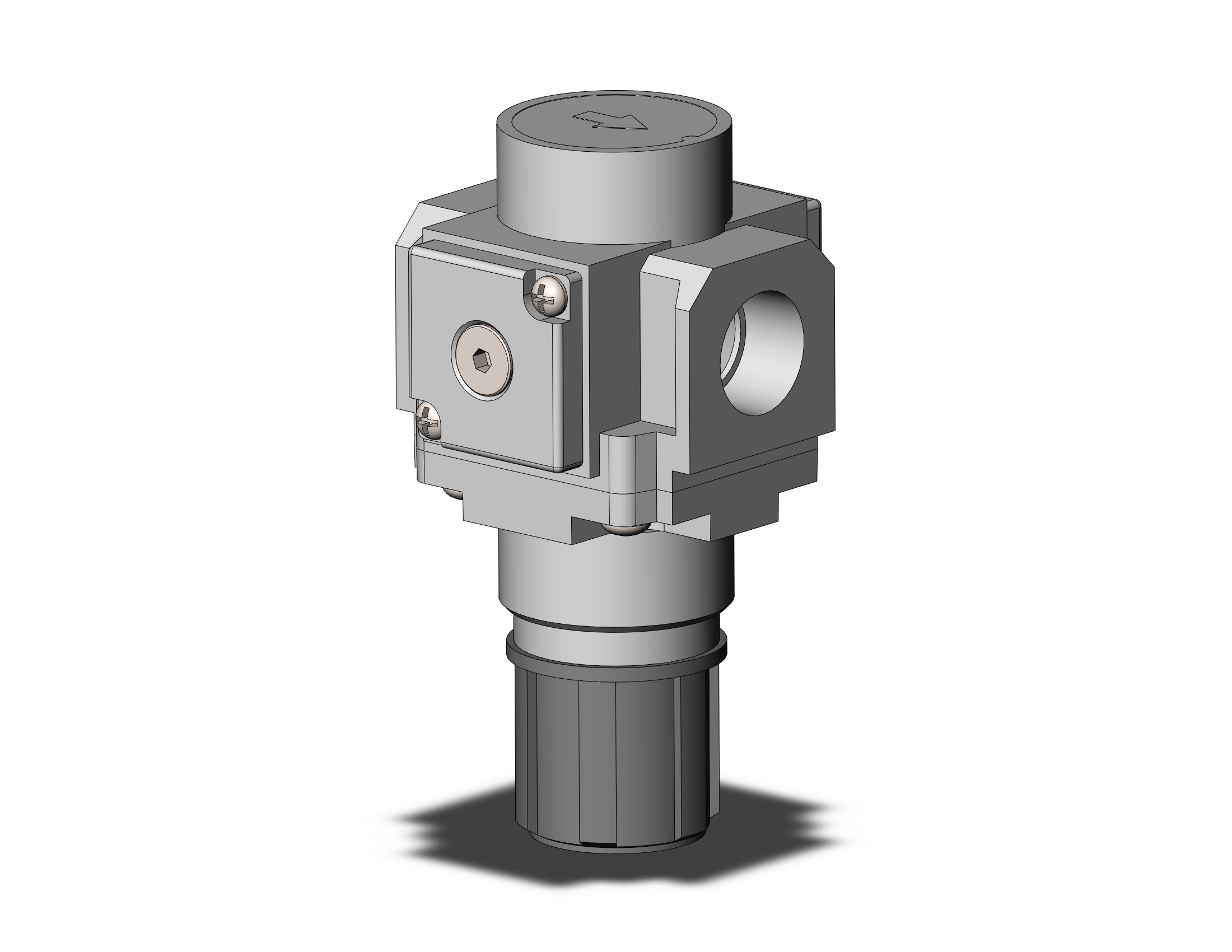 SMC AR25-03-1-B regulator, AR MASS PRO