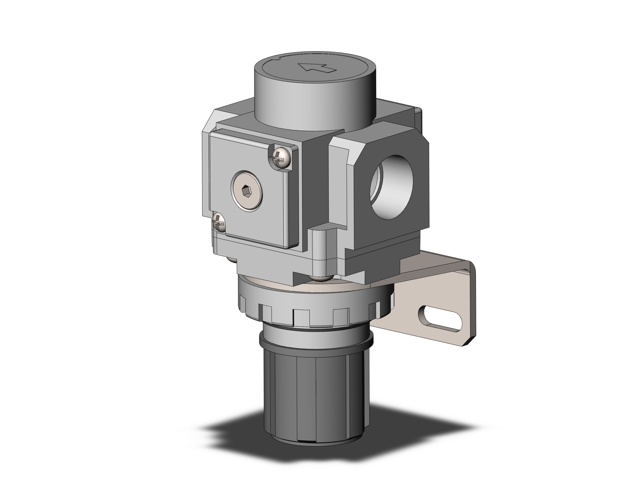 SMC AR25-03B-R-B regulator, AR MASS PRO