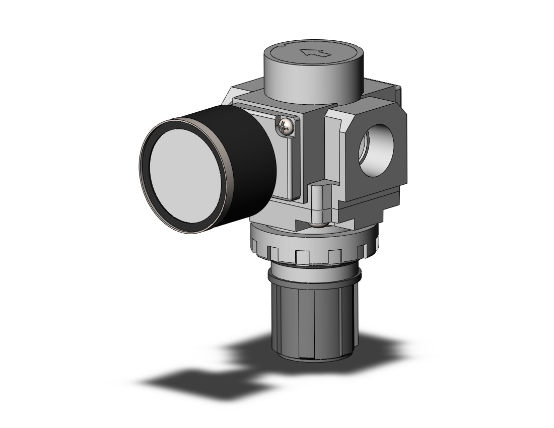 SMC AR25-03GH-R-B regulator, REGULATOR, MODULAR F.R.L.