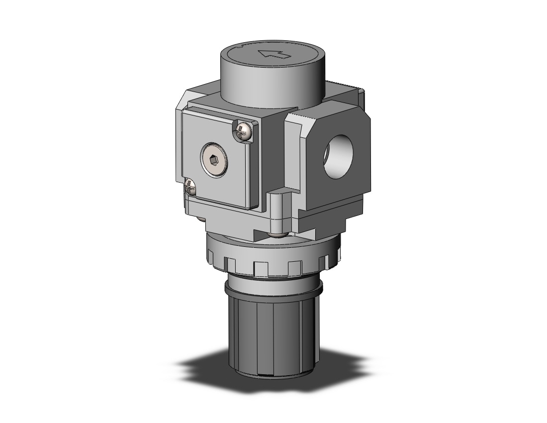 SMC AR25-F02H-NR-B regulator, REGULATOR, MODULAR F.R.L.