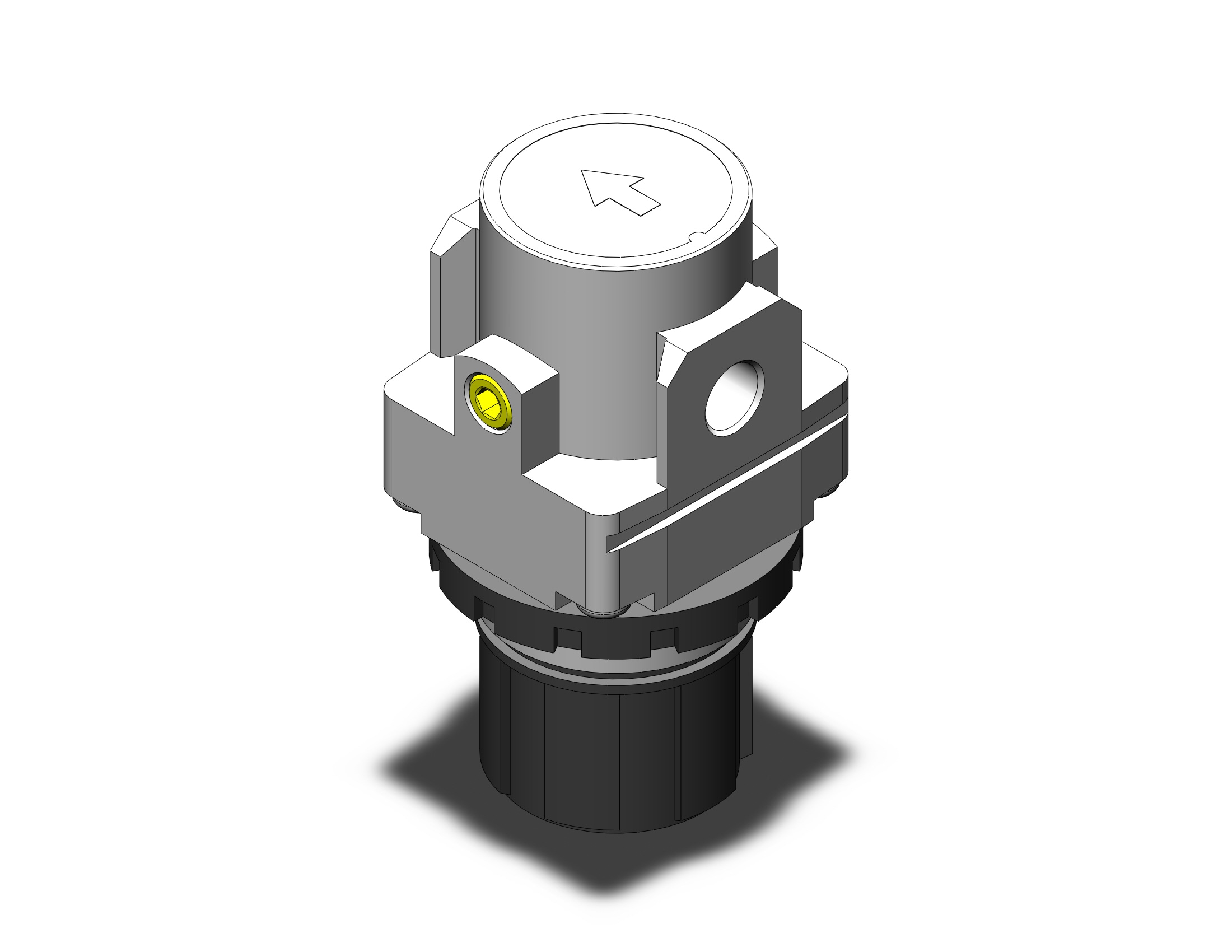 SMC AR30-F02H-Y-A regulator, REGULATOR, MODULAR F.R.L.