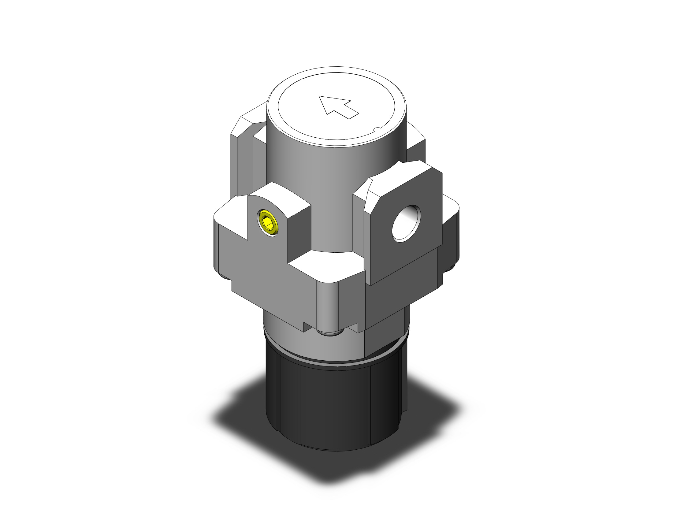 SMC AR40-02-1R-A regulator, REGULATOR, MODULAR F.R.L.