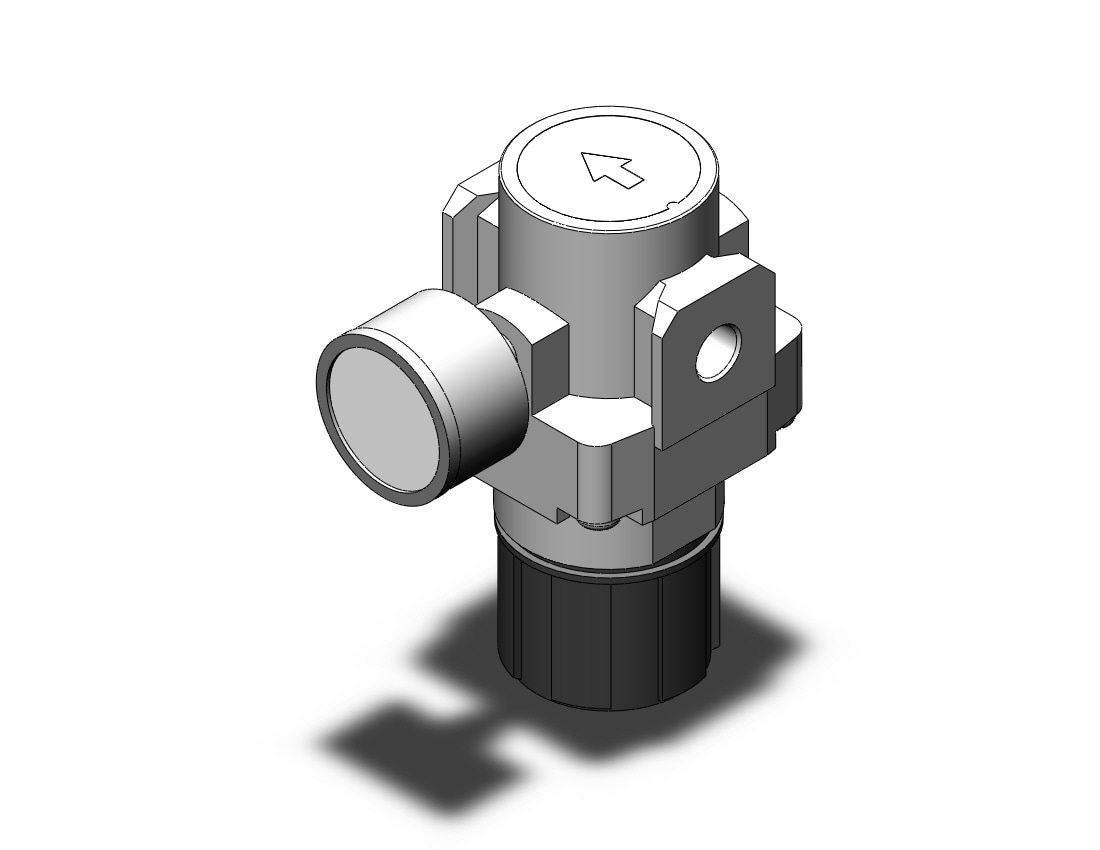 SMC AR40-02G-1R-A regulator, REGULATOR, MODULAR F.R.L.