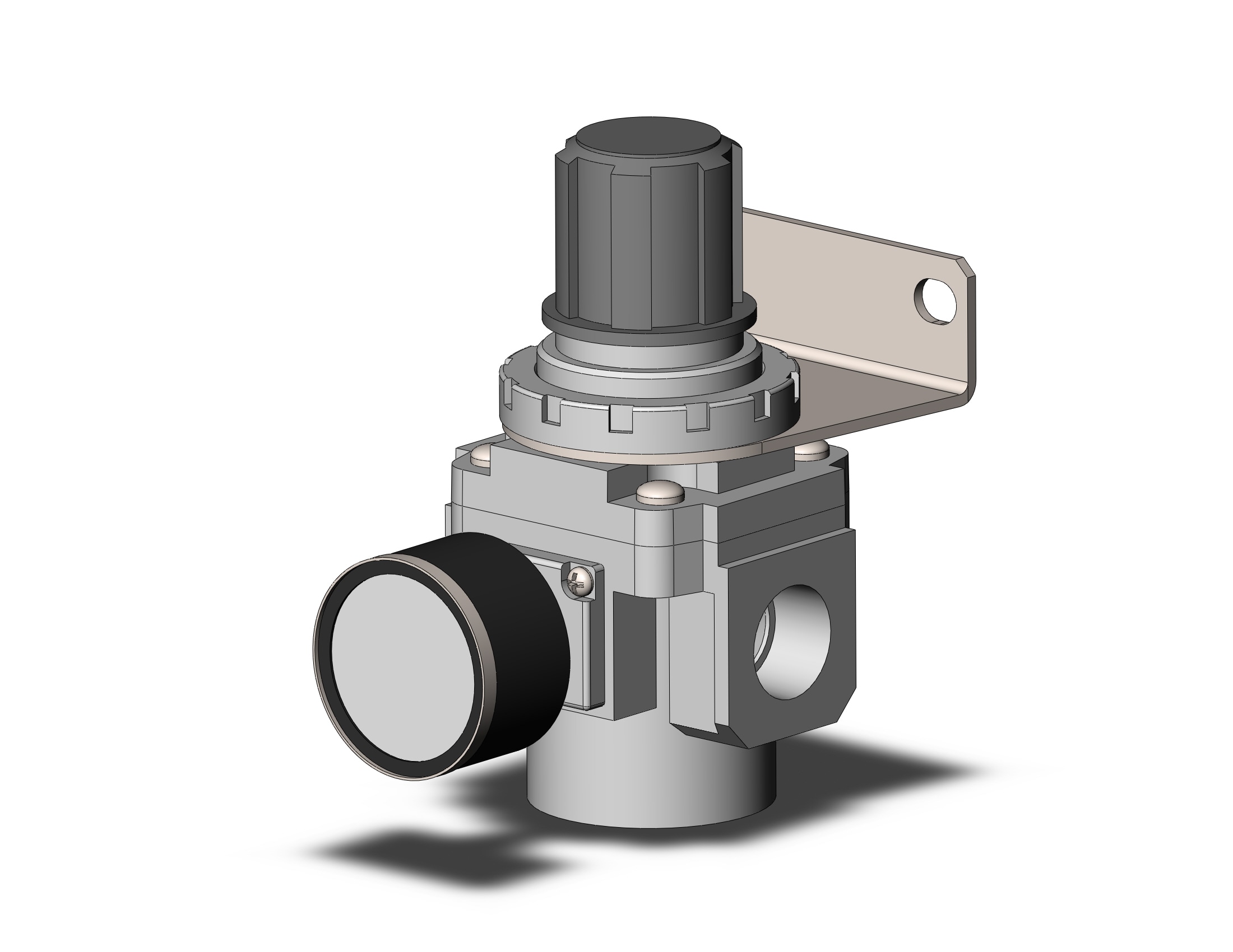 SMC AR40-04BG-RY-B regulator, REGULATOR, MODULAR F.R.L.