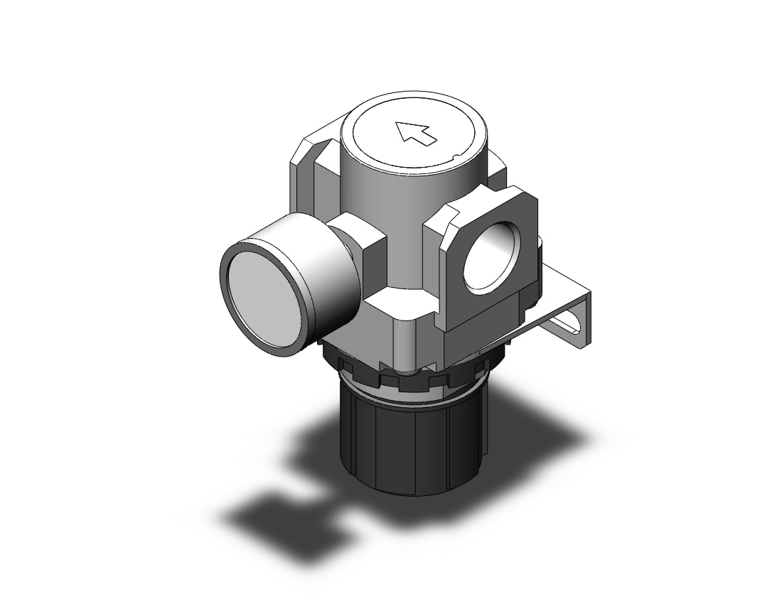 SMC AR40-F06BG-R-A regulator, REGULATOR, MODULAR F.R.L.