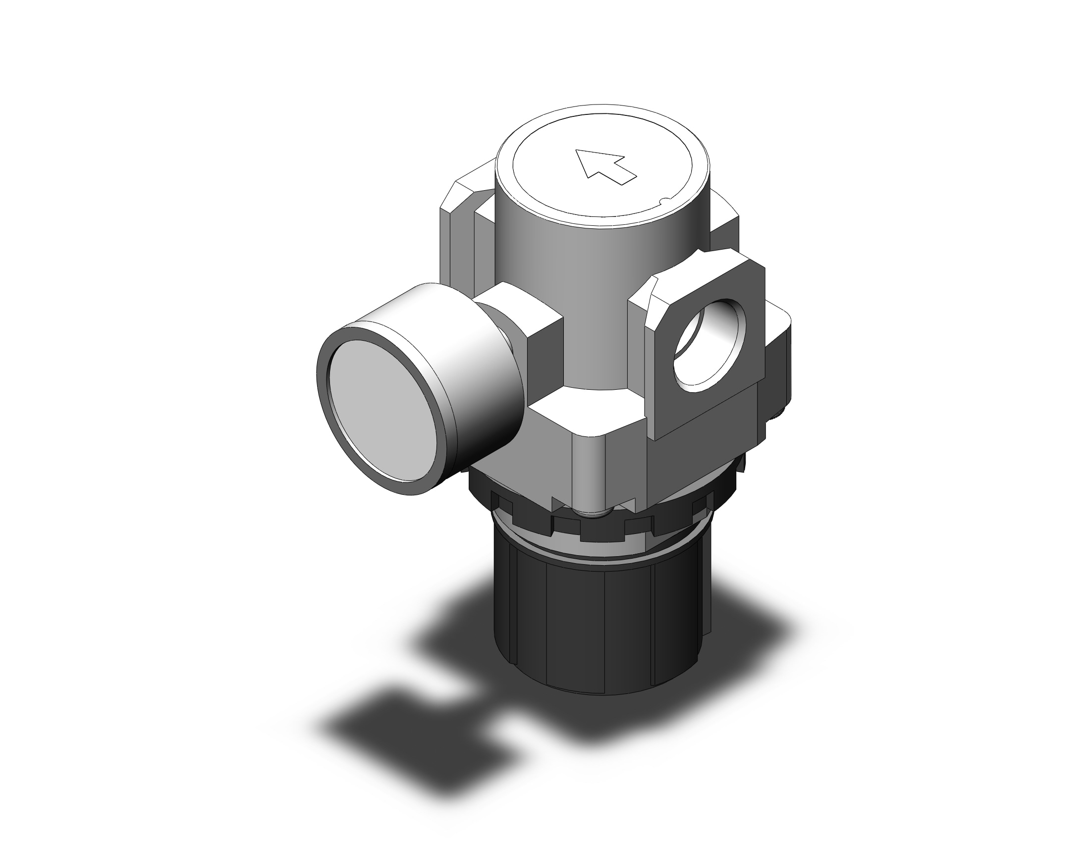 SMC AR40-N04GH-YZ-A regulator, AR MASS PRO