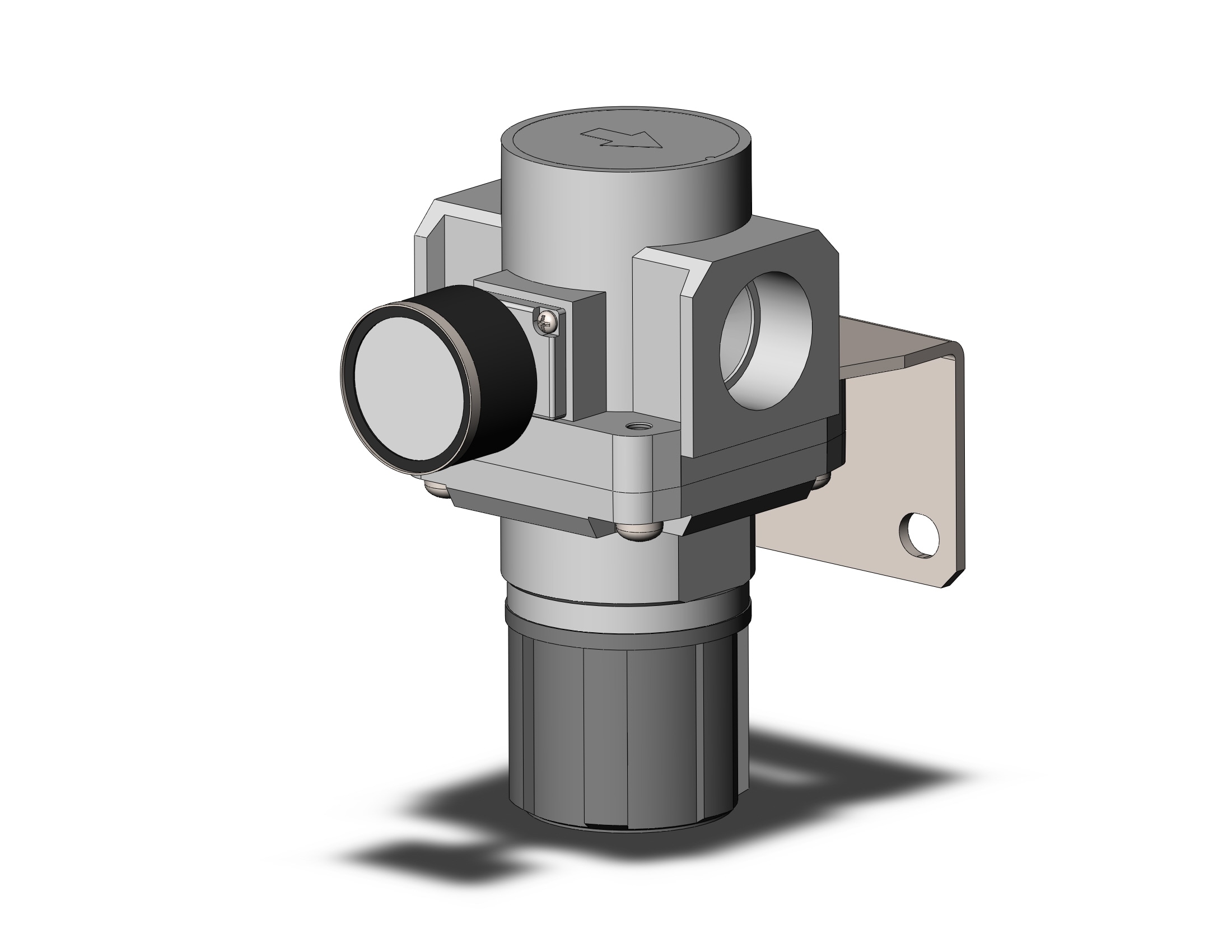 SMC AR50K-F10BM-B regulator, REGULATOR, MODULAR F.R.L.