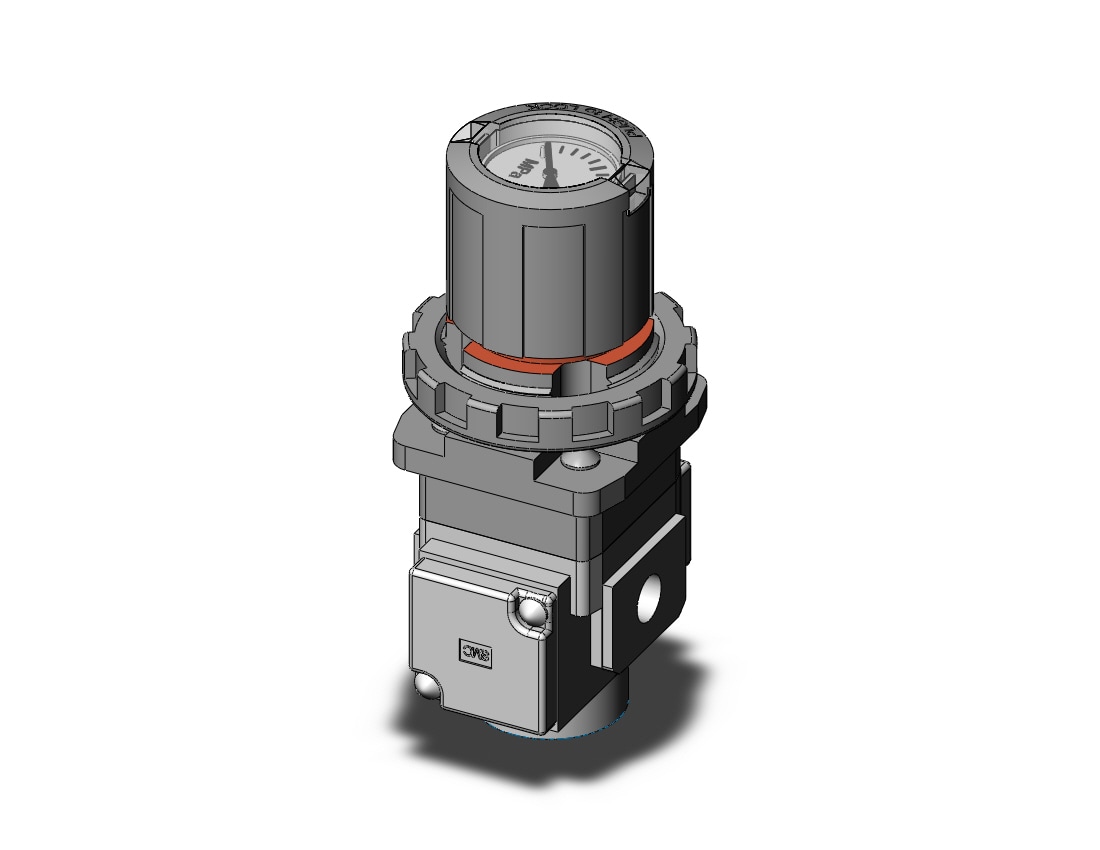 SMC ARG20-01G4H arg   1/8    modular, pt, ARG REGULATOR W/PRESSURE GAUGE