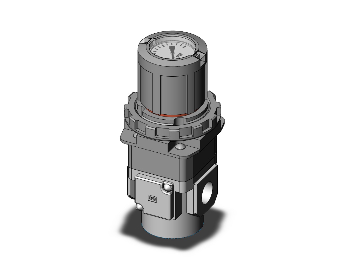 SMC ARG30K-N03G2H-Z arg 3/8 modular, npt, ARG REGULATOR W/PRESSURE GAUGE