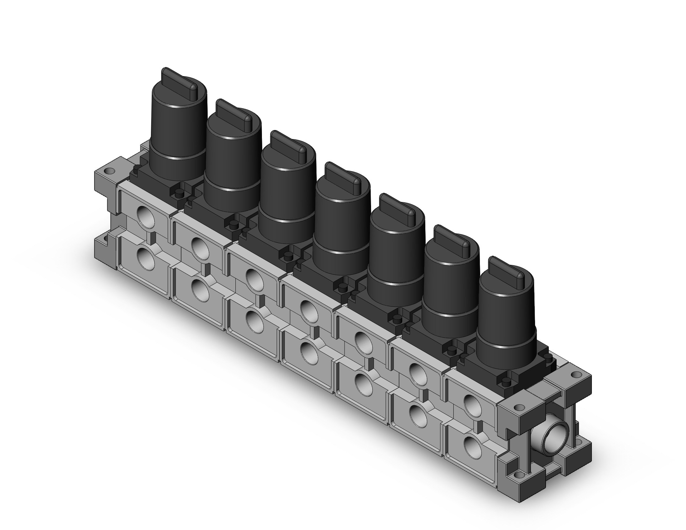 SMC ARM2500-07A-F02 regulator, mfld, ARM MANIFOLD REGULATOR