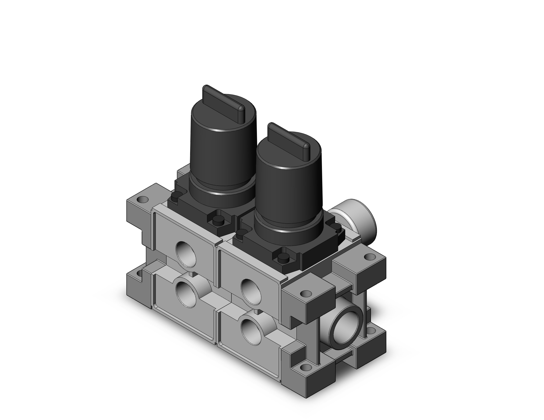 SMC ARM3000-02A-N03G1 regulator, mfld w/gauge, ARM MANIFOLD REGULATOR