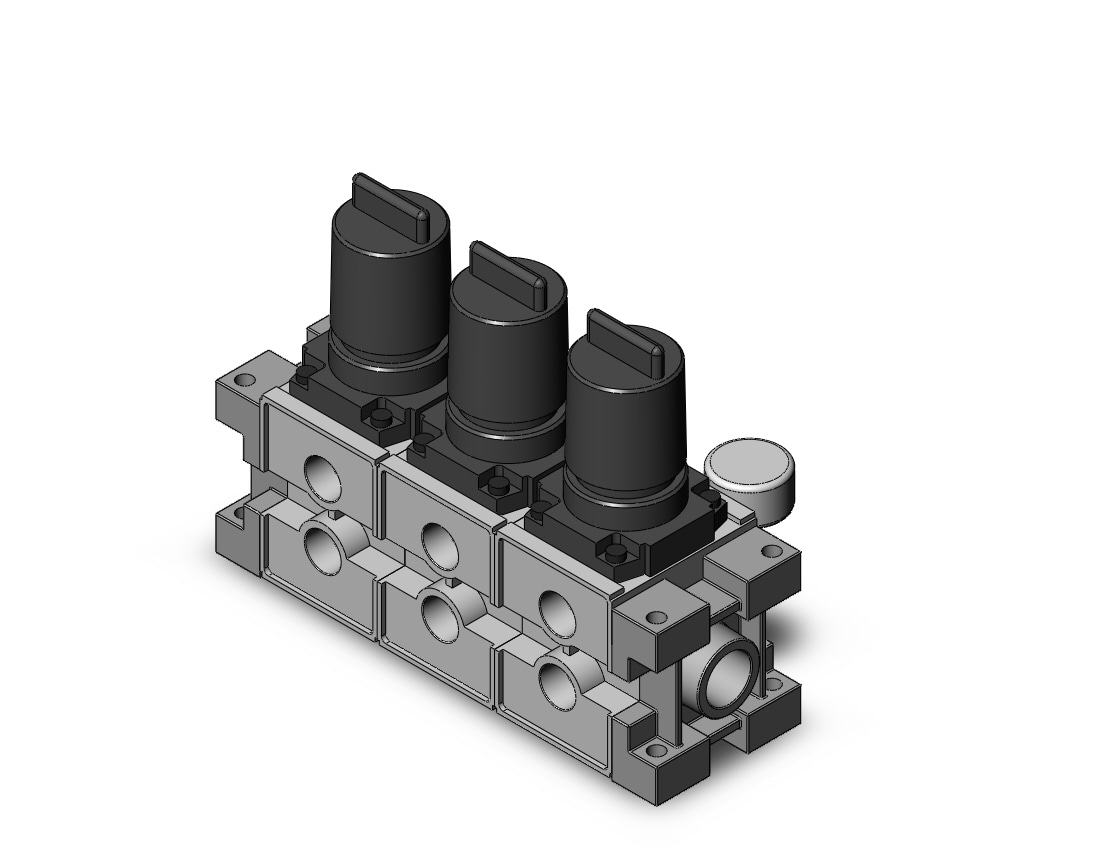 SMC ARM3000-03A-N03G2 regulator, mfld w/gauges, REGULATOR, MANIFOLD