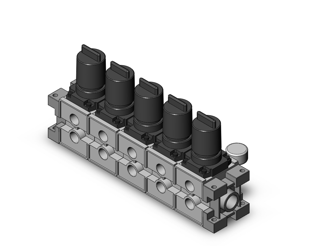 SMC ARM3000-05B-03G2 regulator, mfld w/gauges, ARM MANIFOLD REGULATOR