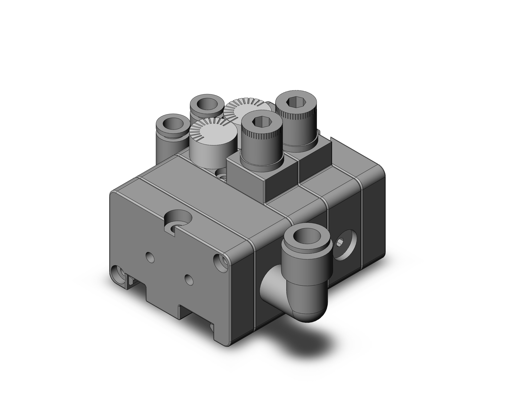 SMC ARM5AA1-222-A1Z mfld regulator, ARMMANIFOLD REGULATOR