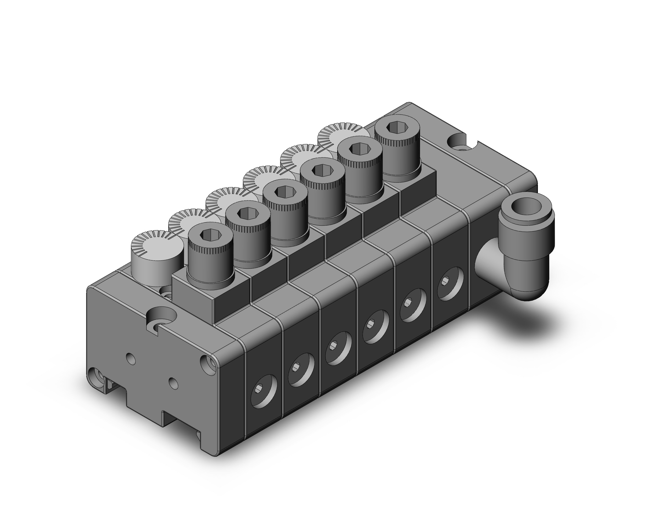 SMC ARM5AA1-636-BZ mfld regulator, ARM MANIFOLD REGULATOR