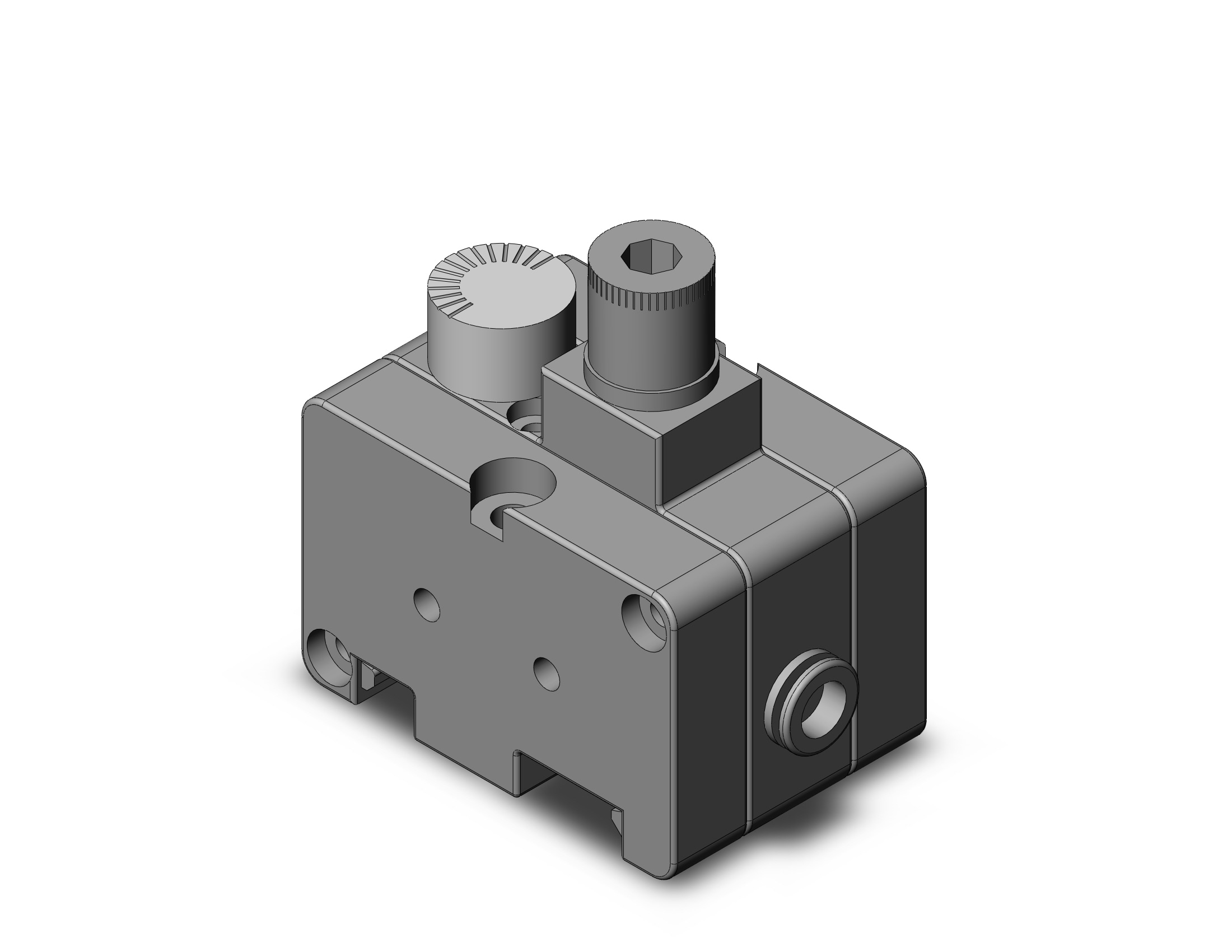 SMC ARM5BA-107-AZ mfld regulator, ARM MANIFOLD REGULATOR