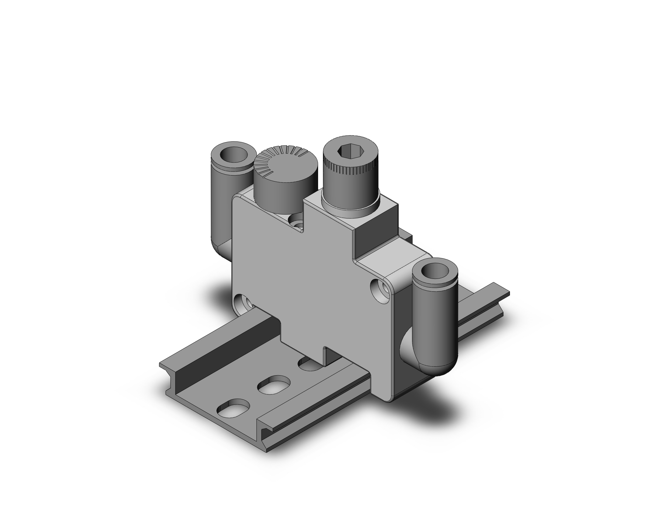 SMC ARM5SB-20-A regulator, single unit type, ARM MANIFOLD REGULATOR