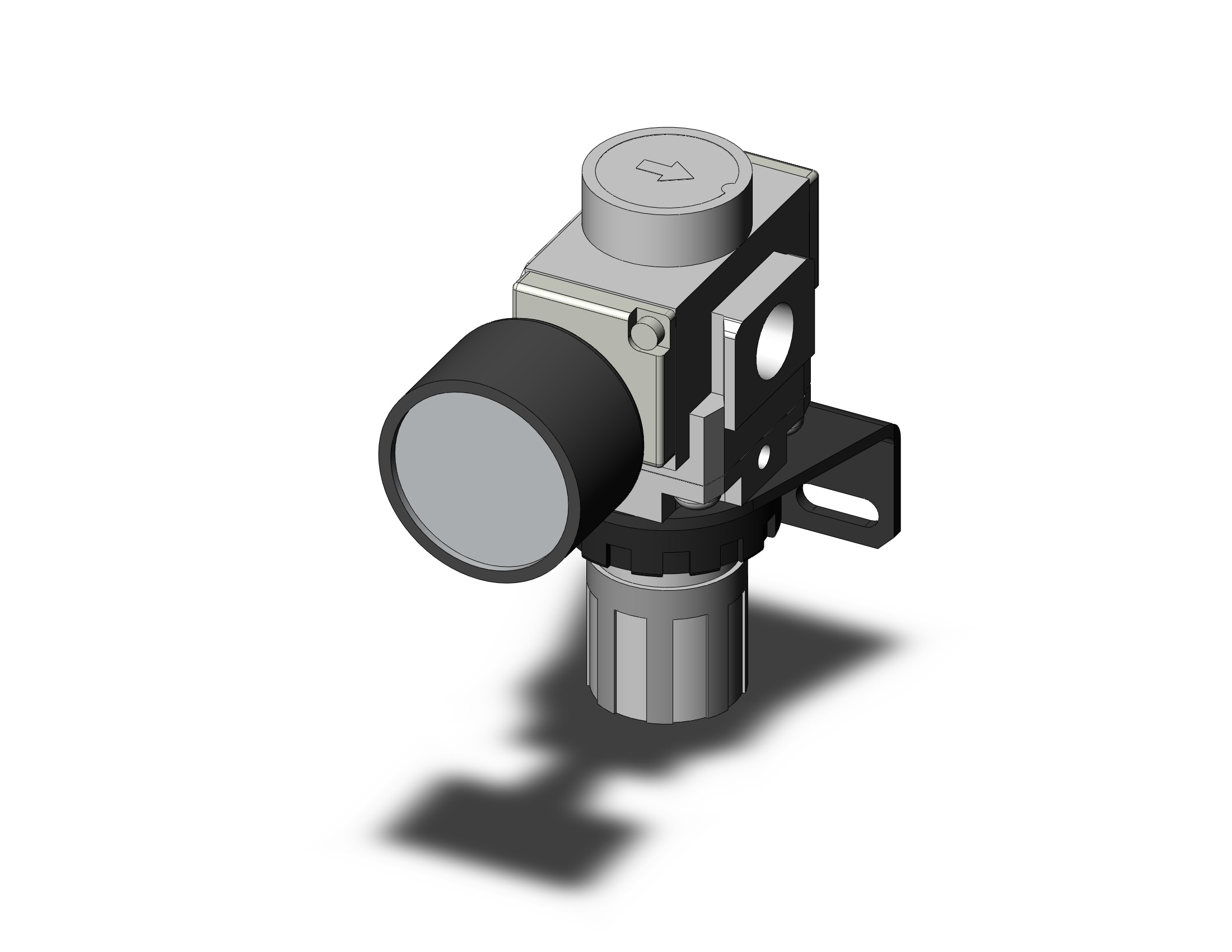 SMC ARP20K-F02BG-1 arp 1/4 inch, ARP PRECISION REGULATOR