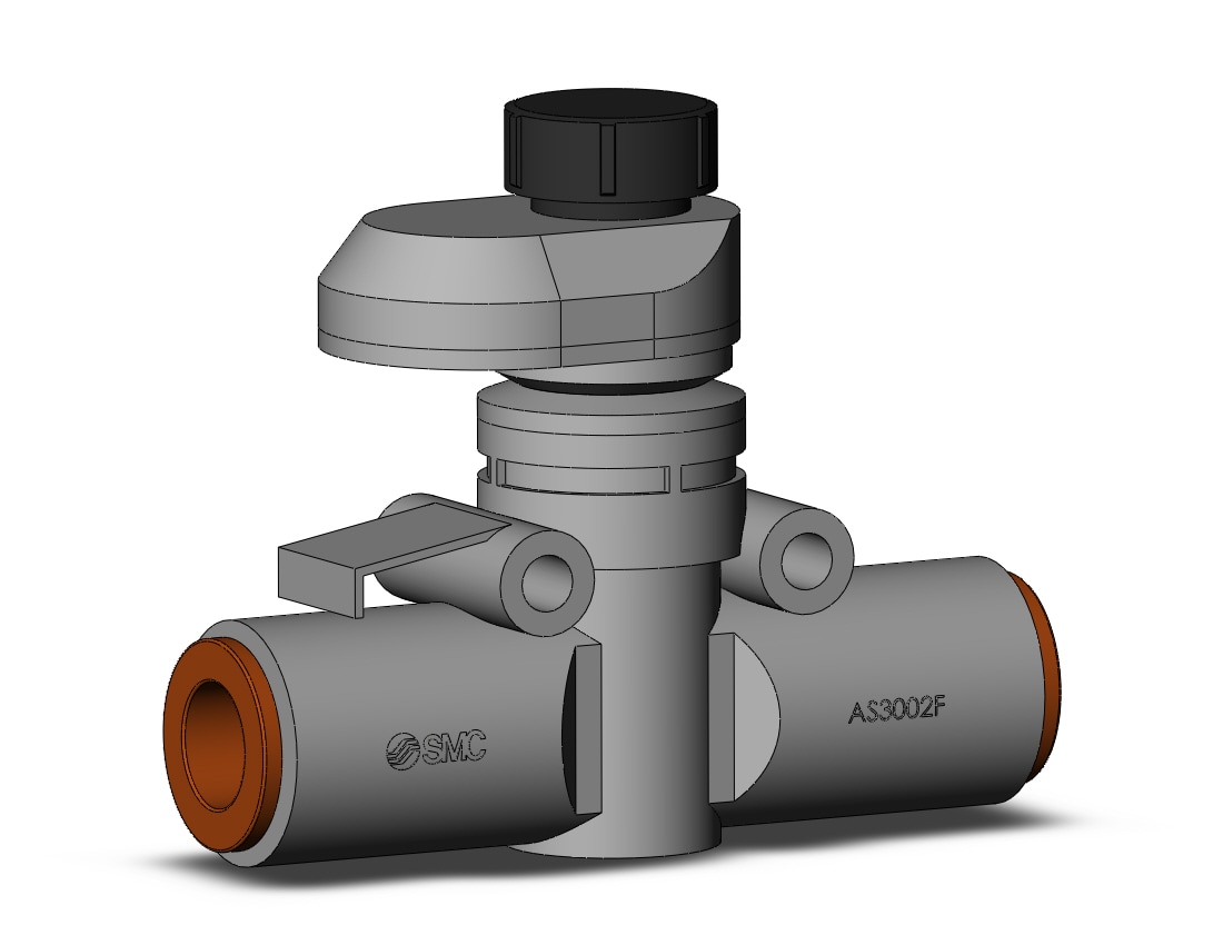 SMC AS3002FSG-11 speed control, FLOW CONTROL W/FITTING