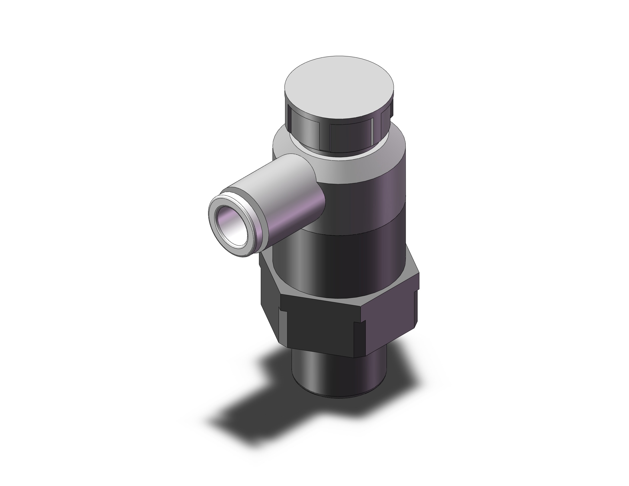 SMC AS3201F-N02-06SA flow control w/fitting, FLOW CONTROL W/FITTING