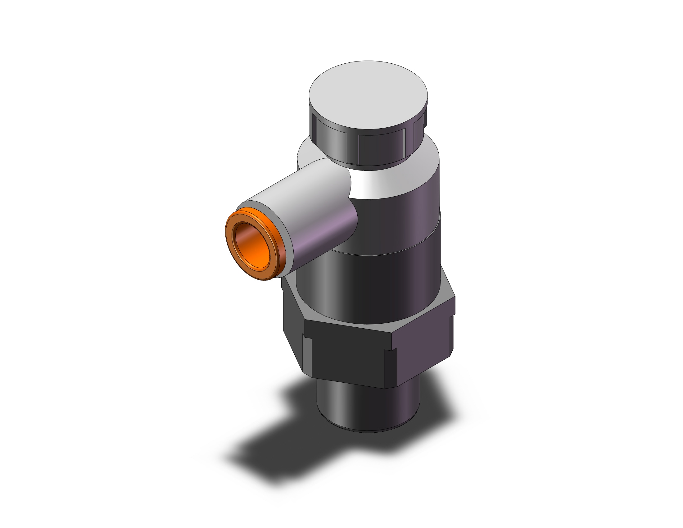 SMC AS3201F-N02-07A flow control w/fitting, FLOW CONTROL W/FITTING***