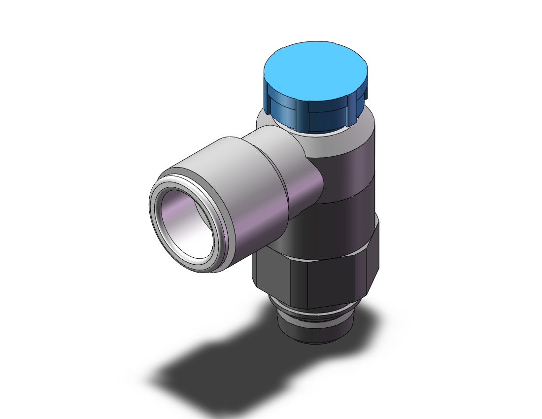 SMC AS3211F-U02-12A flow ctrl, unifit, metric tube, FLOW CONTROL W/FITTING